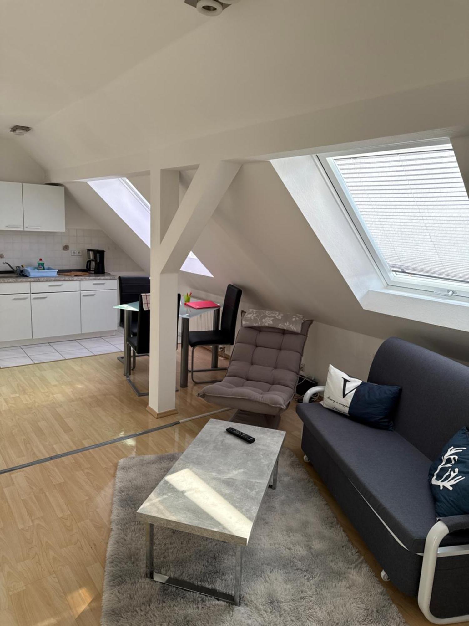 Kuschelige Dachgeschosswohnung Am Clarapark Leipzig Eksteriør bilde