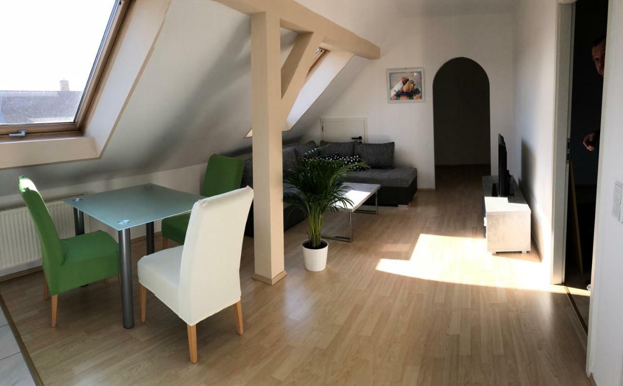 Kuschelige Dachgeschosswohnung Am Clarapark Leipzig Eksteriør bilde